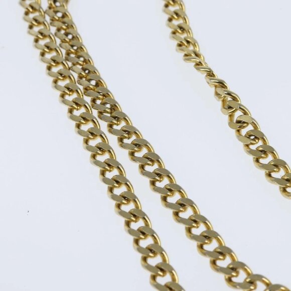 Christian Dior Honeycomb Canvas Chain Shoulder Bag Beige Auth bs30461 - Picture 9 of 16